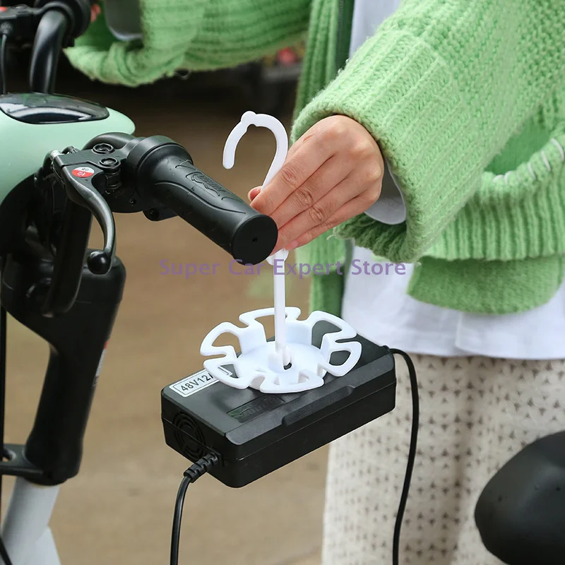 

Ebikes Charging Hook 360 Degrees Rotating Charging Cable Organizers Electric Vehicle Charger Holder Scooter Charging Device Hook