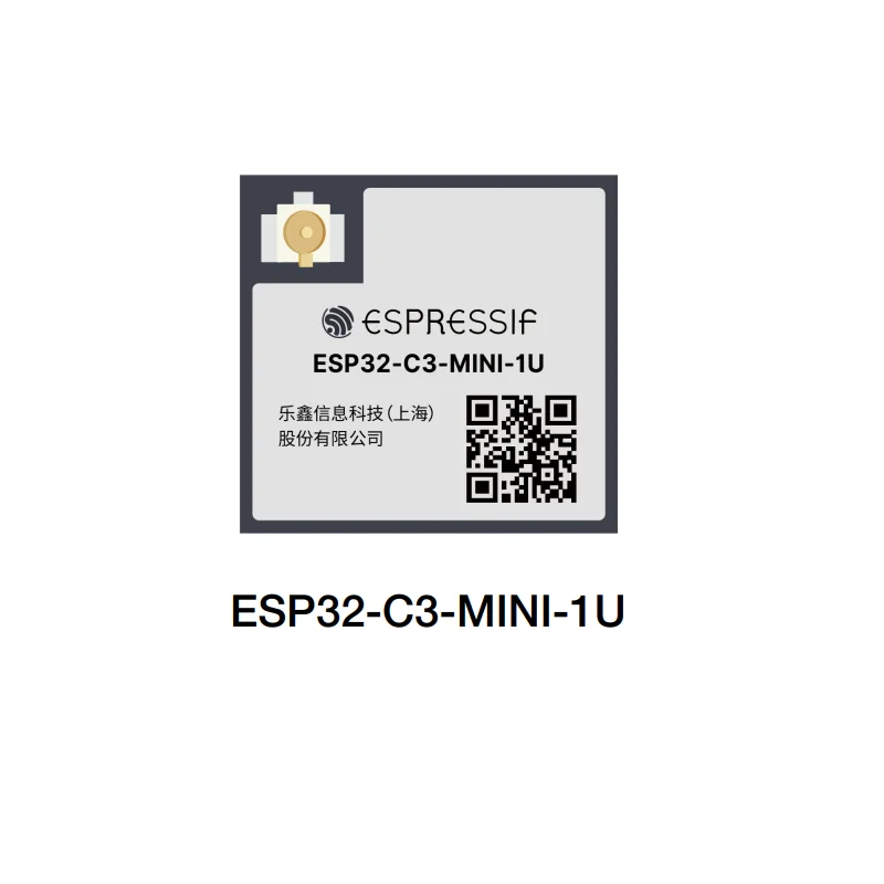 ESP32 2.4 GHz WiFi Dual-mode Module for LE Bluetooth 5 4MB ESP32-C3-MINI-1/ 1U for Smart Home