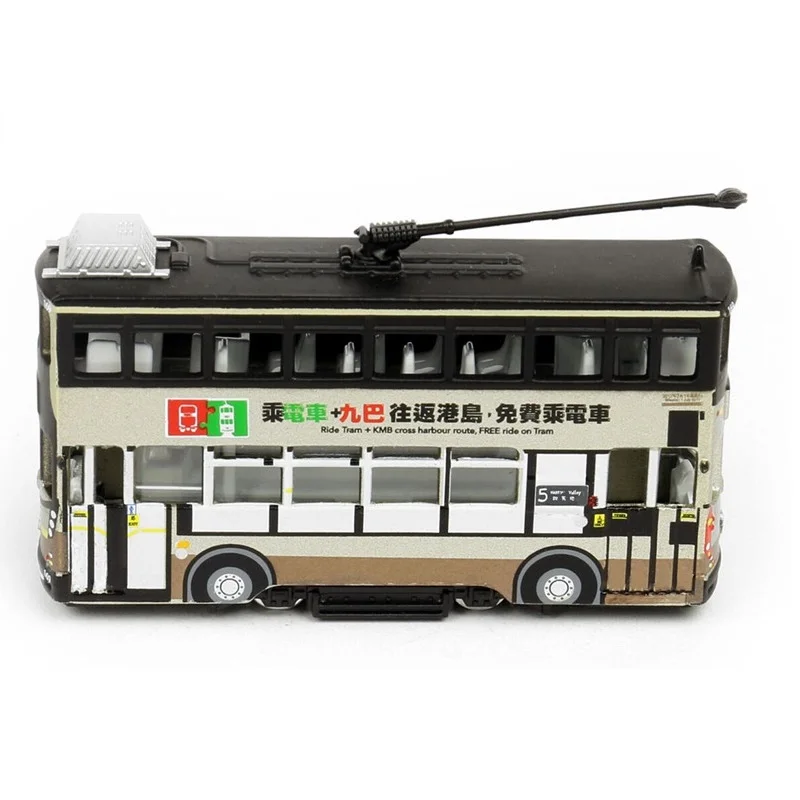 Kleine 1:120 Tram Kow-Loon Motor Bus Livery No.97 Legering Simulatie Model Auto