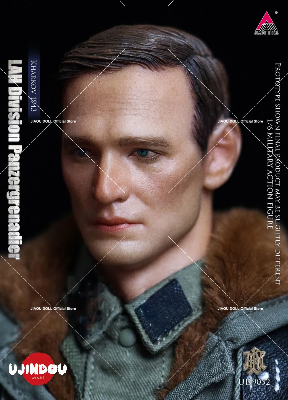 2025 Q3 UJINDOU UD9052 Skala 1/6 WWII Niemiecki Żołnierz Strażniczy Granadier Pełny Zestaw 12'' Figurka Akcji Męski Model do Kolekcji