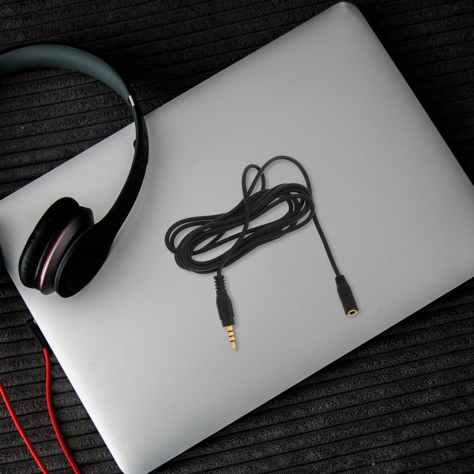 

2M Microphone Extension Cable For Smartphones Plastic Metal Audio Extender Flexible Trrs Male To Female Speaker Recording Cord