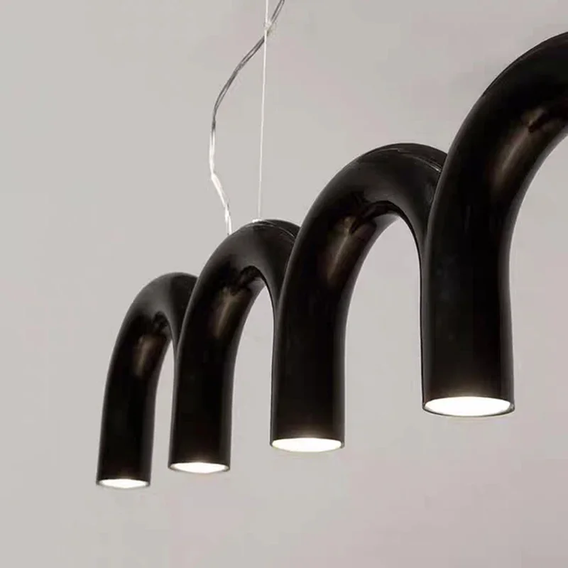 Nowoczesny minimalistyczny żyrandol LED do salonu i jadalni kuchnia stoły spożywcze designerskie lampy wiszące Home Decor oprawa oświetleniowa