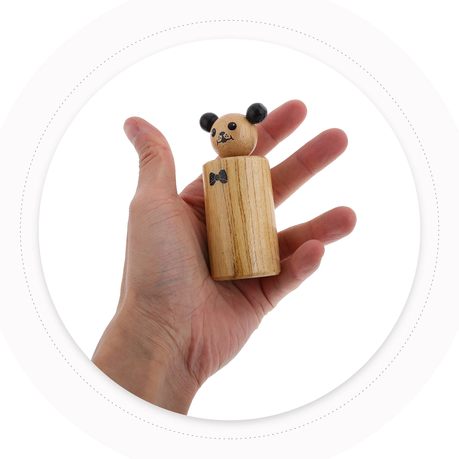 

Durable Wooden Percussion Shaker Crisp Sound Kids Maracas Shakers Handheld Musical Early Education Concert Performances Rhythm