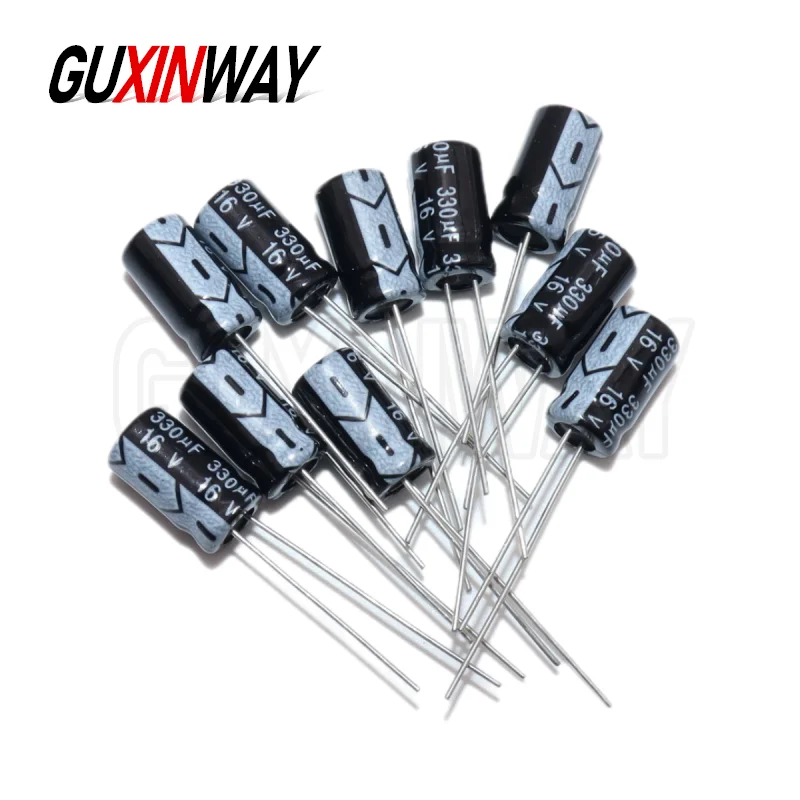 120pcs Electrolytic Capacitor 16V 25V 50V Aluminum Electrolytic Capacitor Kit 12 Values 1uF-470uF DIP Electrolyte Capacitors