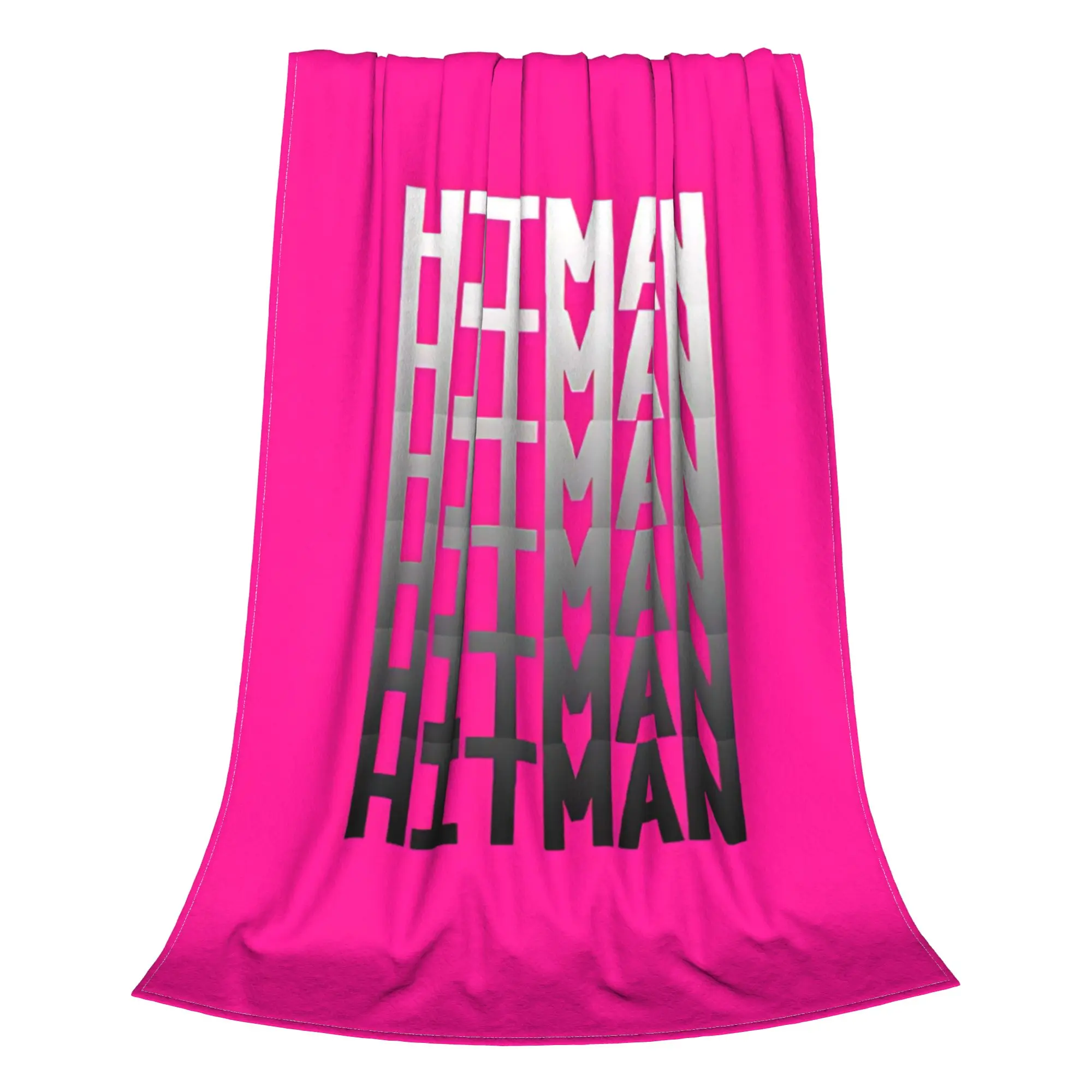 1PC Home Cutecore wrestling grunge B-Bret Hart Blanket Super Cosy Plush Home Living Room Sofa Halloween