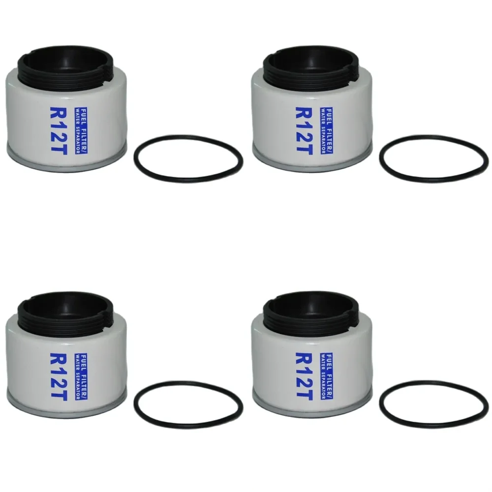 4Pcs R12P R12S R12T Racor 140R 120At S3240 Npt Zg1 / 4-19 SFC-8801-10 Fuel Water Separator Filter For Marine Engine