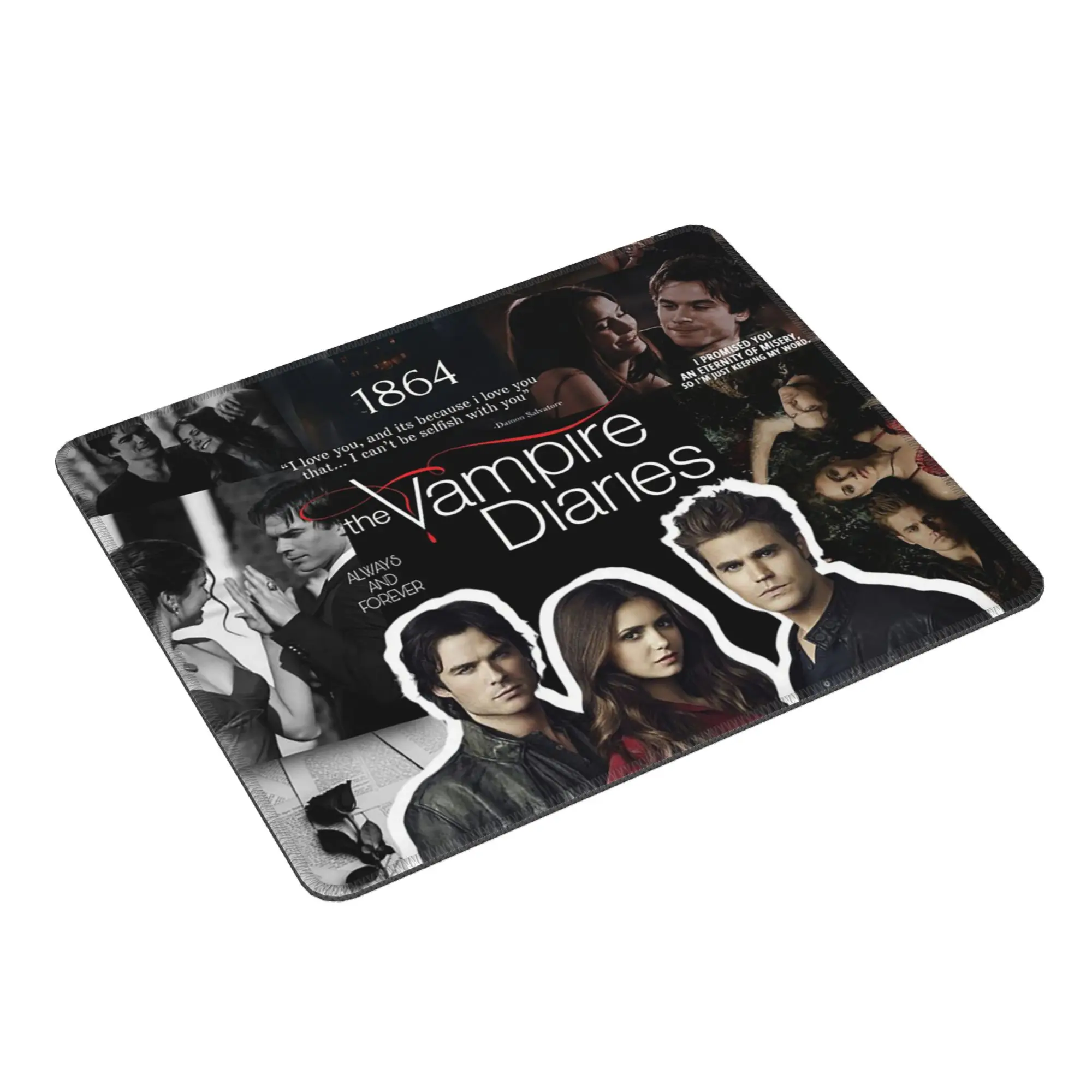 The Vampire Diaries Mouse Pad Computer Keyboard Mouse Mat Gaming PC Laptop Desk Mat Office Accessories Table Mats