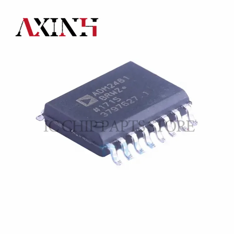 ADM2481BRWZ-RL7 5PCS, SOIC-16 Single Transmitter/Receiver RS-485 16-Pin SOIC W T/R, Original IC Chip, In Stock