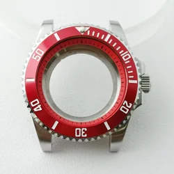 NH35 40.5mm Watch Accessory Stainless Steel GMT Case Sapphire Glass Suitable For NH34/NH35/NH36 Movement 28.5mm Dial