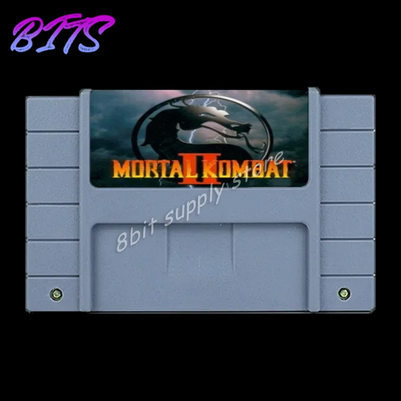 16bit game card：Mortal Kombat II  ( USA Version!! )