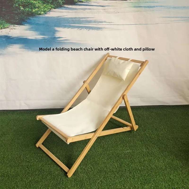 Portable Fold‑Up Camping Beach Recliner Chair Multi‑Purpose Leisure Lounge Chair for Nap Accompany Home & Outdoor Activities