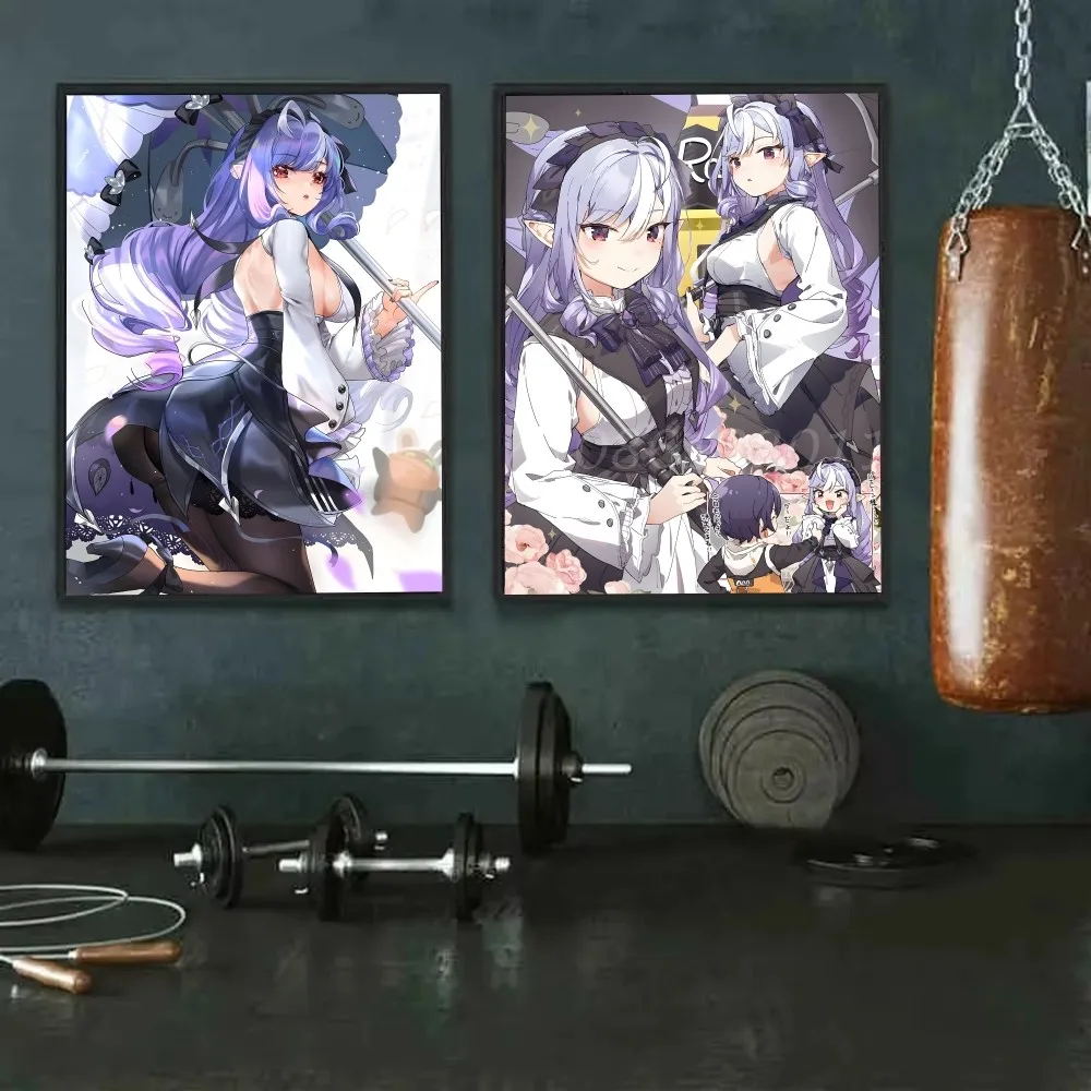 لعبة Zenless Zone Zero Hugo ملصق فني ذاتي اللصق مقاوم للماء ملصق ورقي مقهى بار ديكور جدران الغرفة