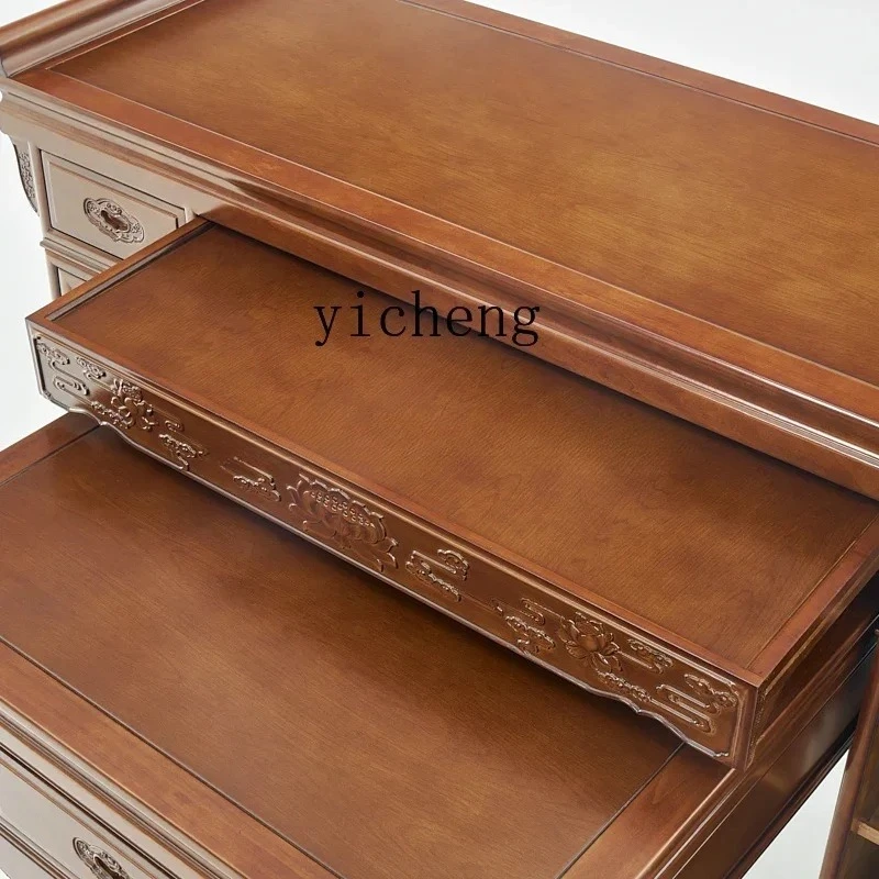 FG-8 solid wood table incense case Chinese table Buddha table Vintage Baxian