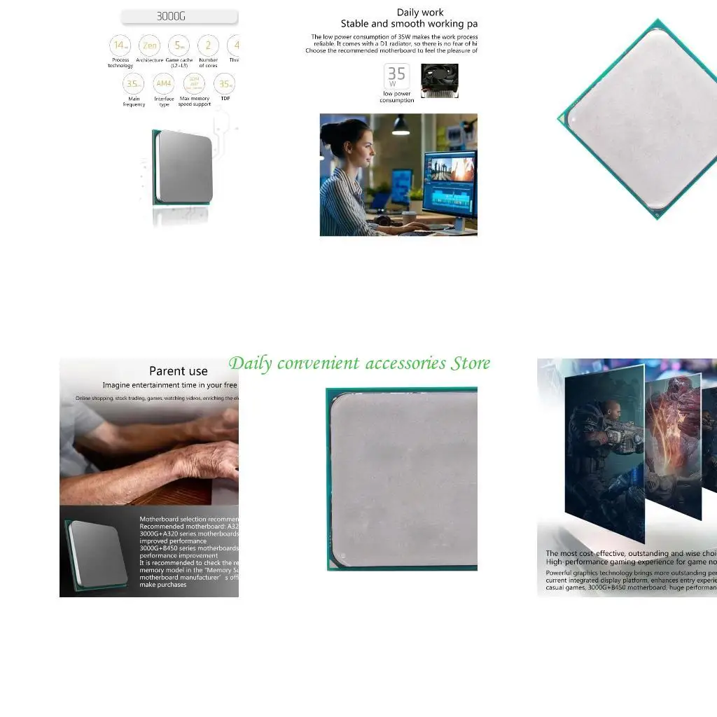 

97QB 3000G 64-разрядная 220GE AMD-35W Radeon Graperics Processor с немом охлаждающим вентилятором