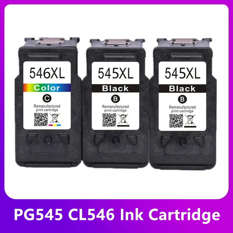 

Совместимость 545XL 546XL 545 XL 546 XL чернильный картридж для принтера Canon PG545 CL546 PG-545 для Canon Pixma MG3050 2550 2450 2550S 2950 MX495