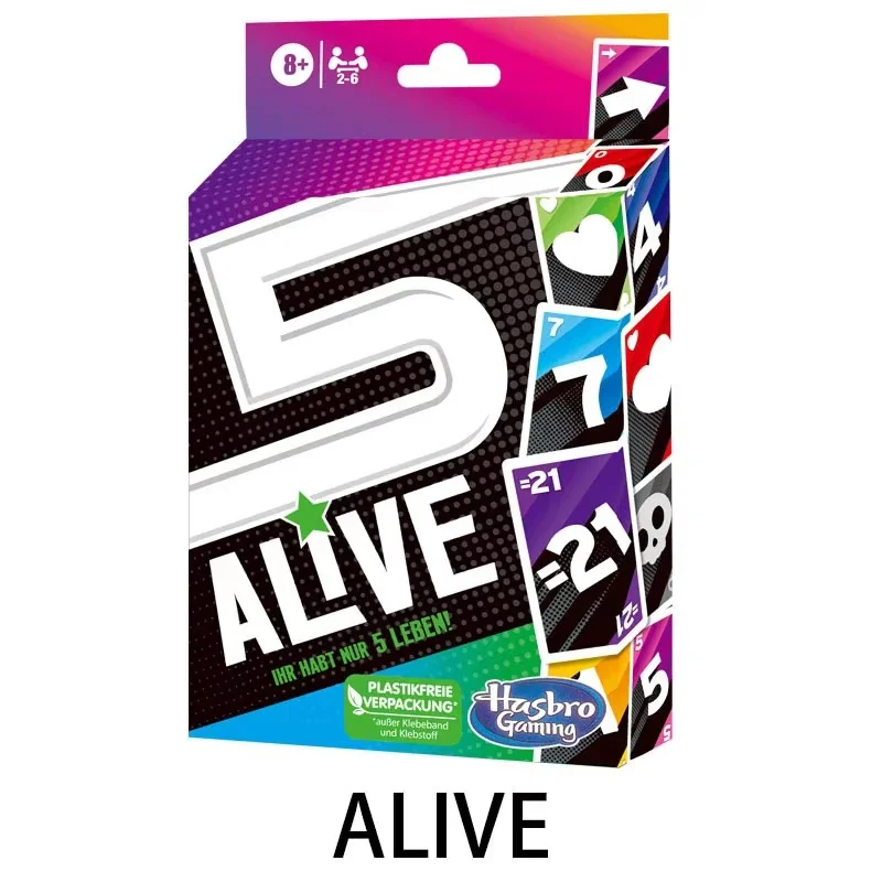 5 Alive Card Game Fast-Paced Game for Kids and Families Fun Family Game for Ages 8 and Up  for 2 To 6 Players Child Gif