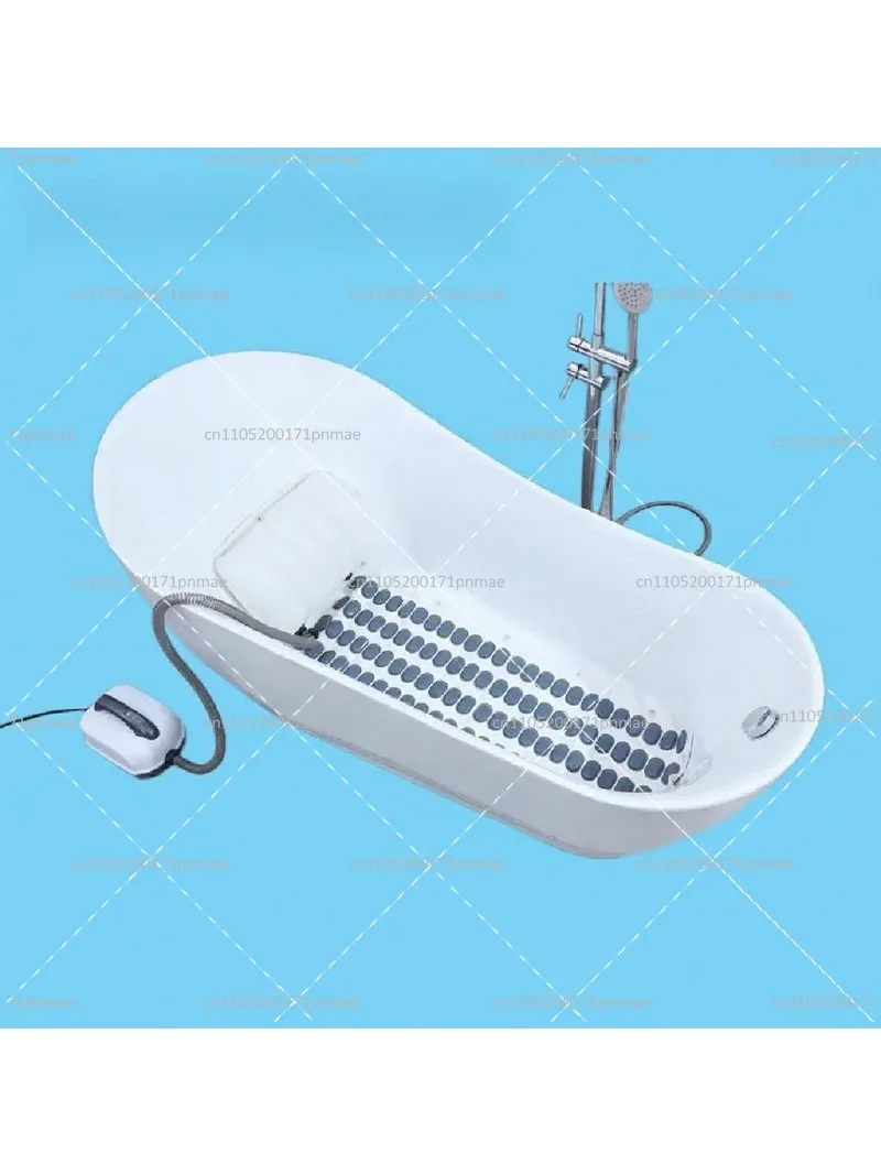 Hot Summer Electric Bathtub Bubble Massage Mat Waterproof Anti-slip Body Spa Air Bubble Bath Cushion