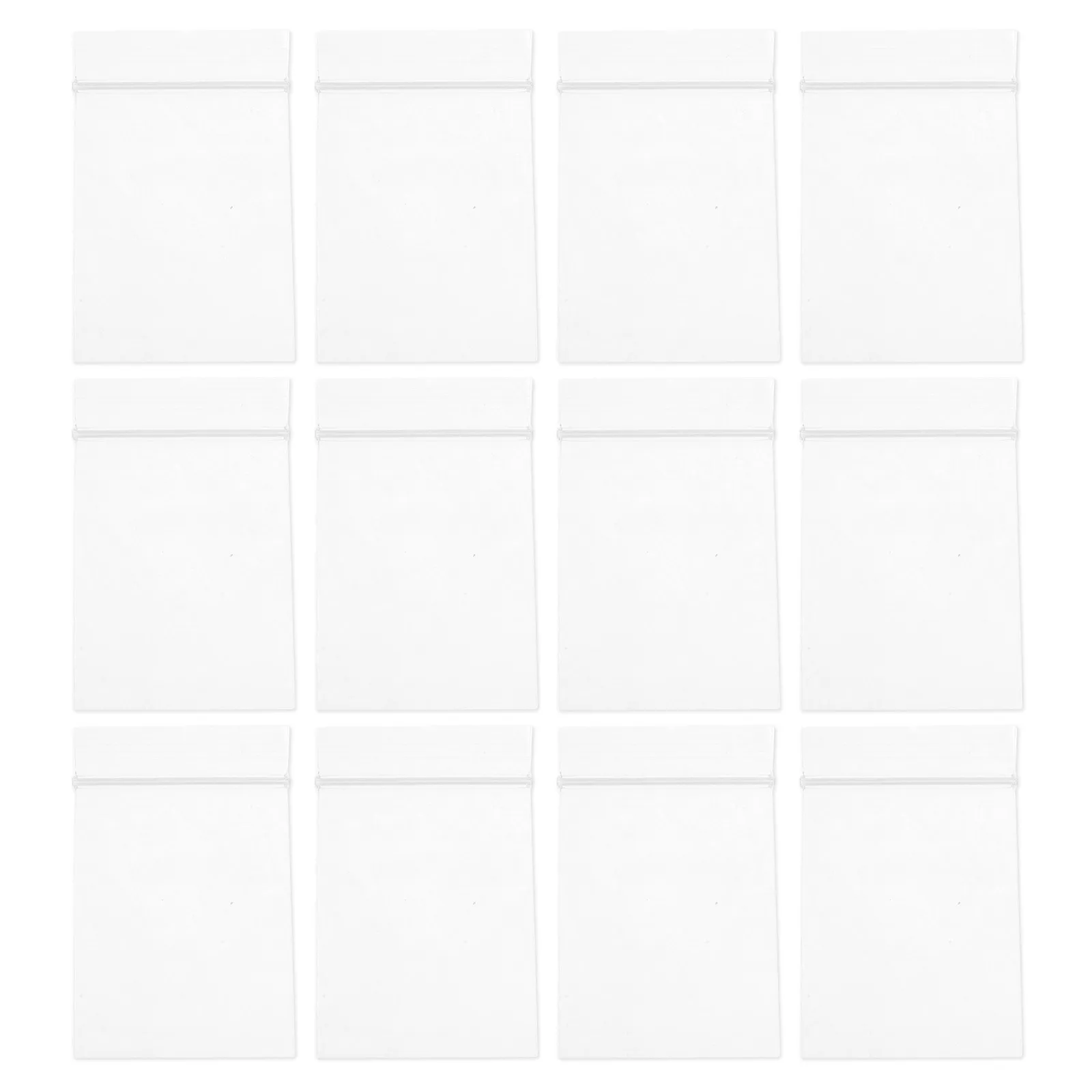 200Pcs Self Sealing Zipper Reclosable Plastic Bags Resealable Jewelry Storage Pouches Small Business Packaging Bags
