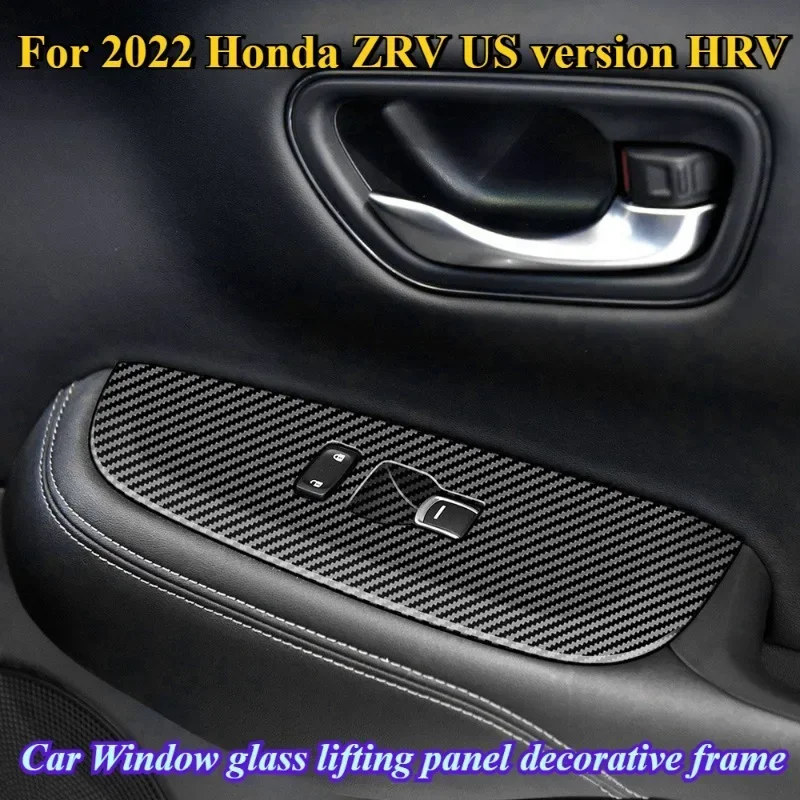 Car Window Glass Lifting Panel Decorative Frame Accessories for 2022 ZRV Honda US Version HRV