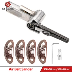 Air Belt Sander Sanding Machine, Grinding Machine, Belt Grinder for Air Compressor, Pneumatic Tool, 520x20mm, 330x10mm