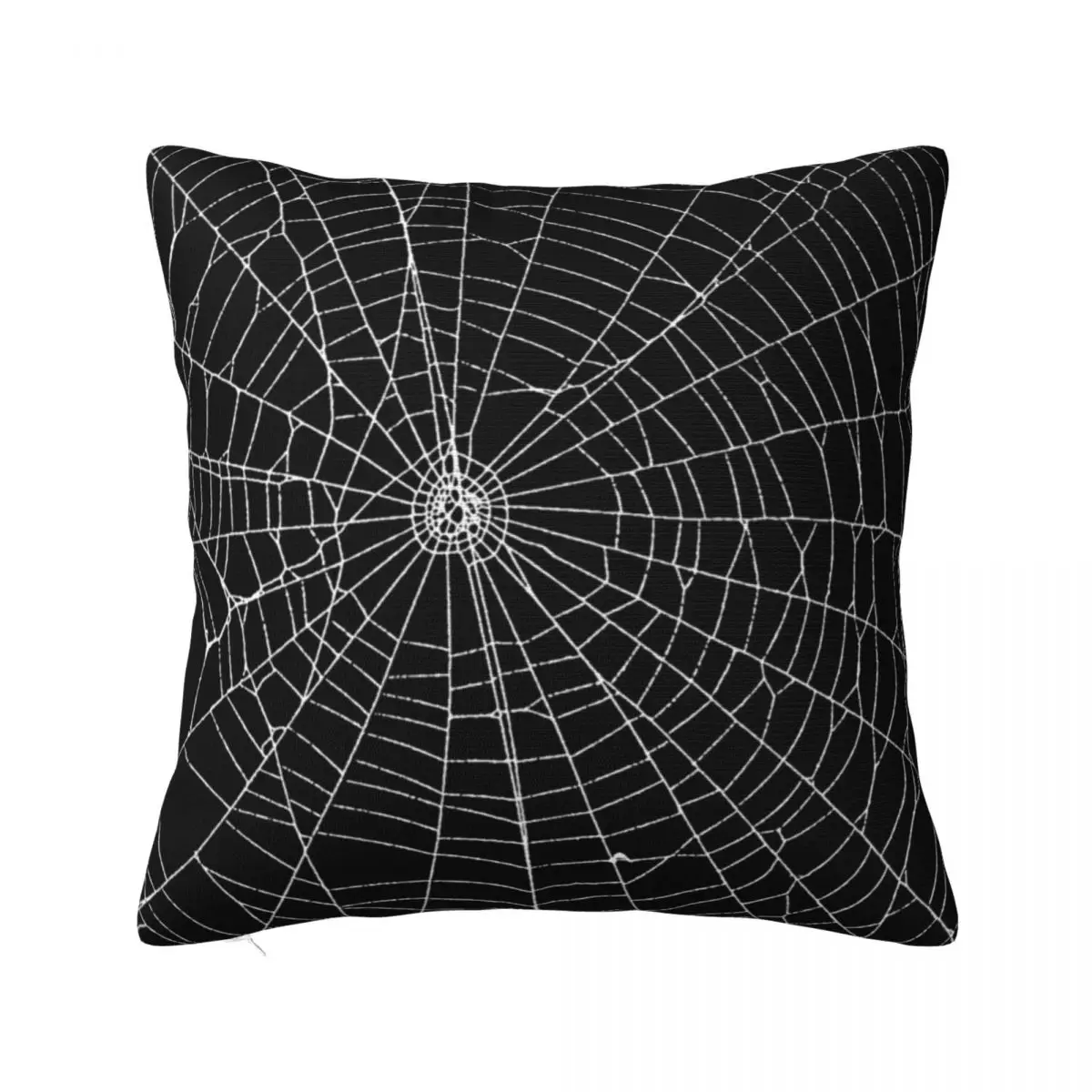 Spider Web Halloween Pillowcase Print Polyester Cushion Cover Decor cobweb spiderweb goth Throw Pillow Case Cover Home 45X45cm