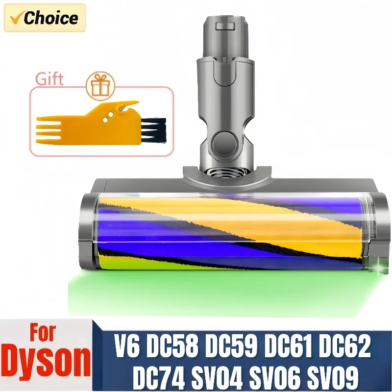 Voor Dyson V7 V8 V10 V11 V15 V6 V12Slim SV18 V10Slim G5 Draadloze Stofzuigers Eguipped met LED Zachte Roller cleaner Hoofd
