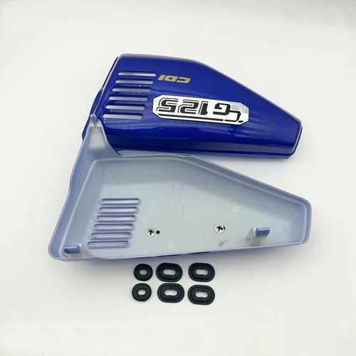 Imagen 2 del producto Paneles laterales de motocicleta para Honda Sundiro Lifan Qjmotor Jialing Haojin Dayun CG125 CDI125 ZJ125 cubiertas laterales cubiertas de plástico azul