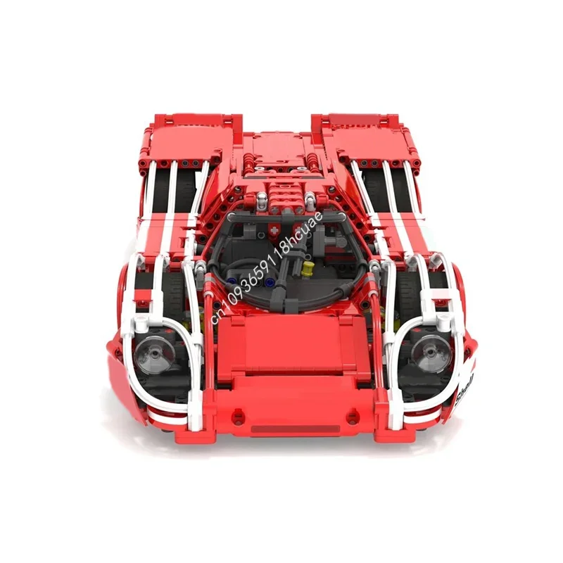 1895pcs MOC Porscheed No Technical Model Building Blocks Toys Construction Assemble Creative Christmas Gifts Idea Brick Birthday
