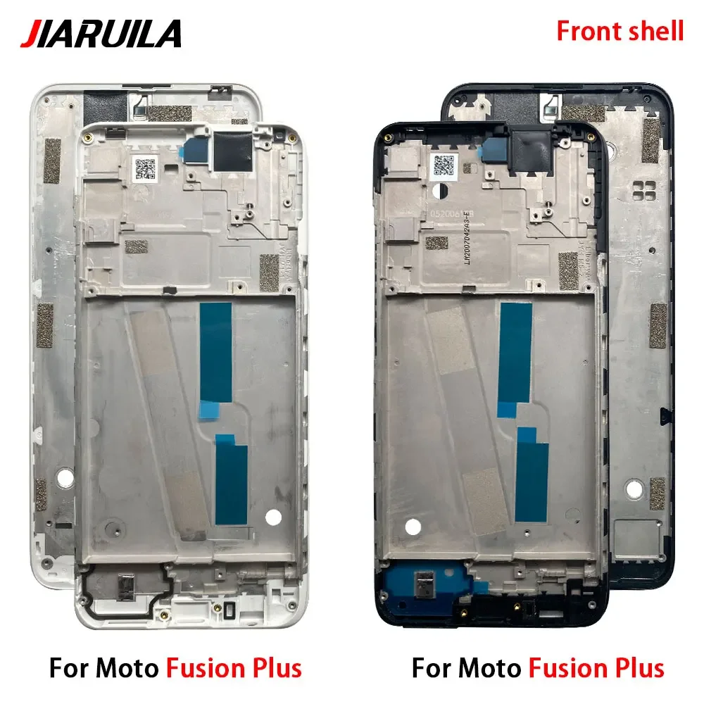 NEW For Motorola Moto One Macro Vision Action Hyper Fusion Plus Zoom Front Housing LCD Screen Middle Frame Cover Bezel Plate