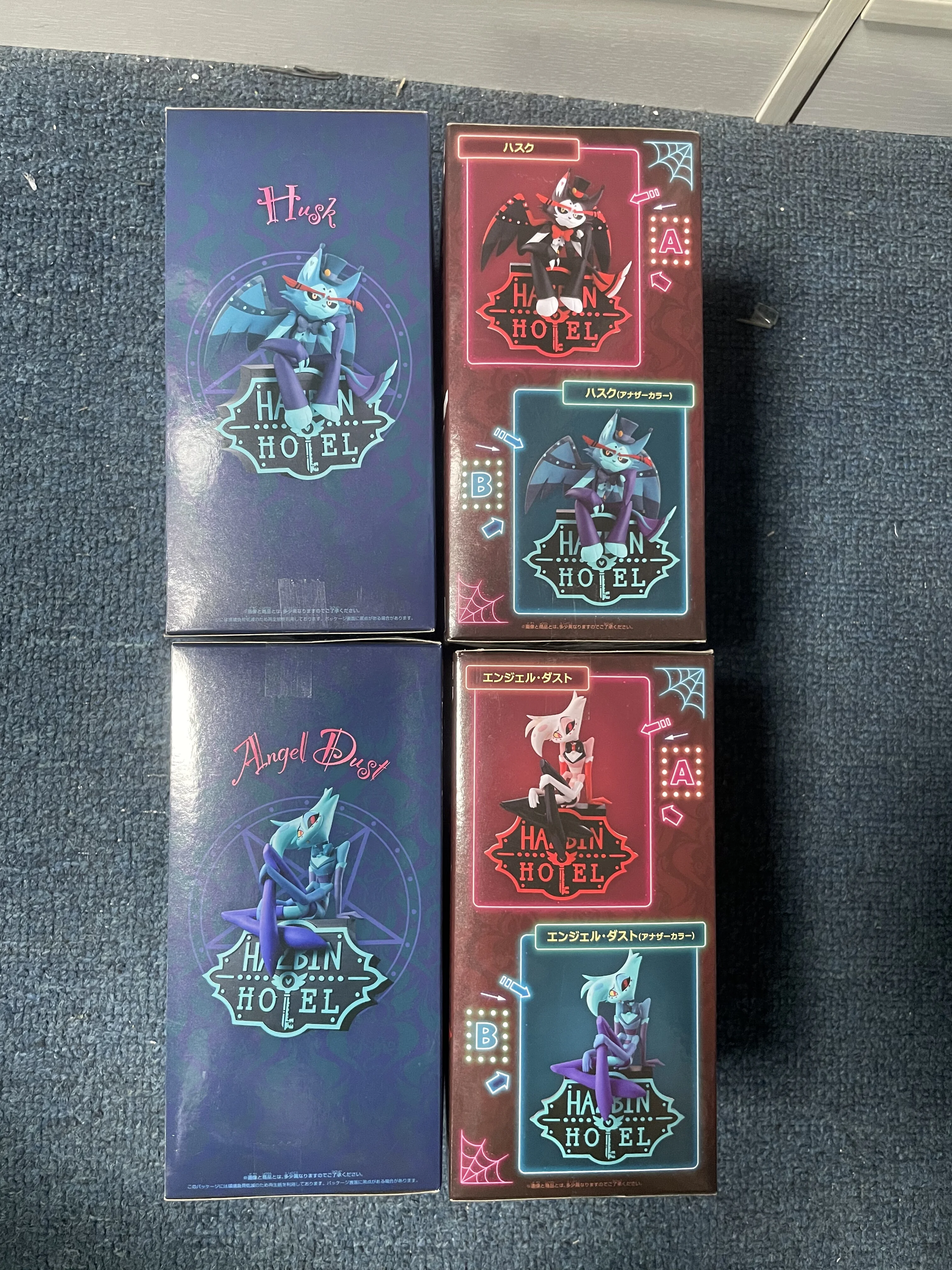 新しいオリジナルバンダイナムコバンプレストハズビンホテルエンジェルダストpvcアニメフィギュアモデルコレクターデスクトップ装飾玩具ギフト在庫あり