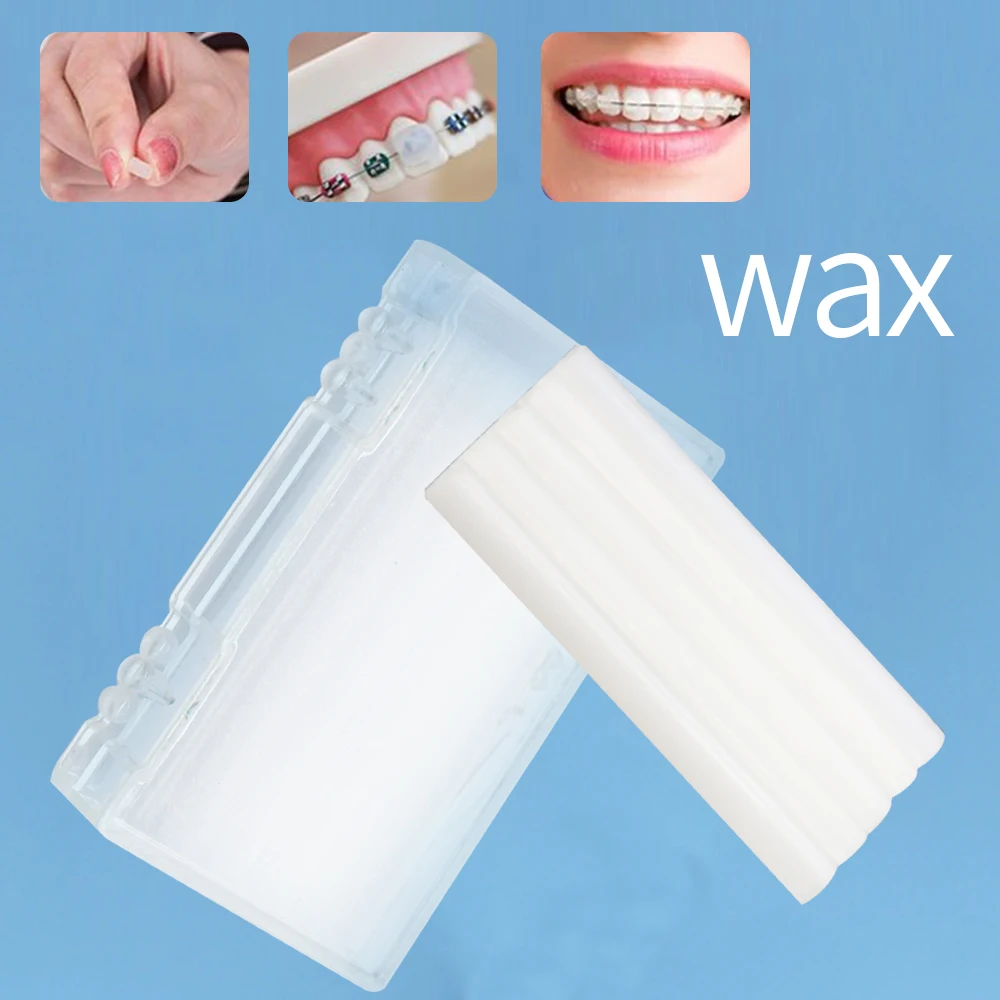 100Packs 5Piece/Pack Dental Orthodontics Ortho Wax For Braces Bracket Gum IrritationTeeth Whitening Oral Hygiene Tool