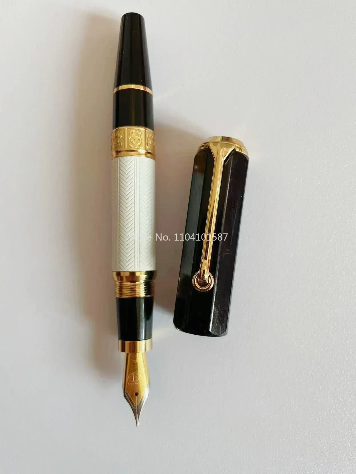 Imagem -03 - Lemon m5 Acrílico Pistão Fountain Pen Lâmina Padrão Panda Nib de Faca Longa Polido à Mão 14k 18k Nib Escrita Presente de Papelaria de Luxo