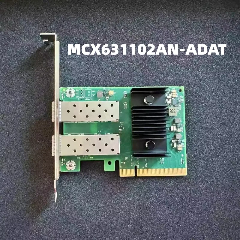 

MCX631102AN-ADAT ConnectX-6 Lx двухпортовая 25G 10-гигабитная оптоволоконная сетевая интерфейсная карта