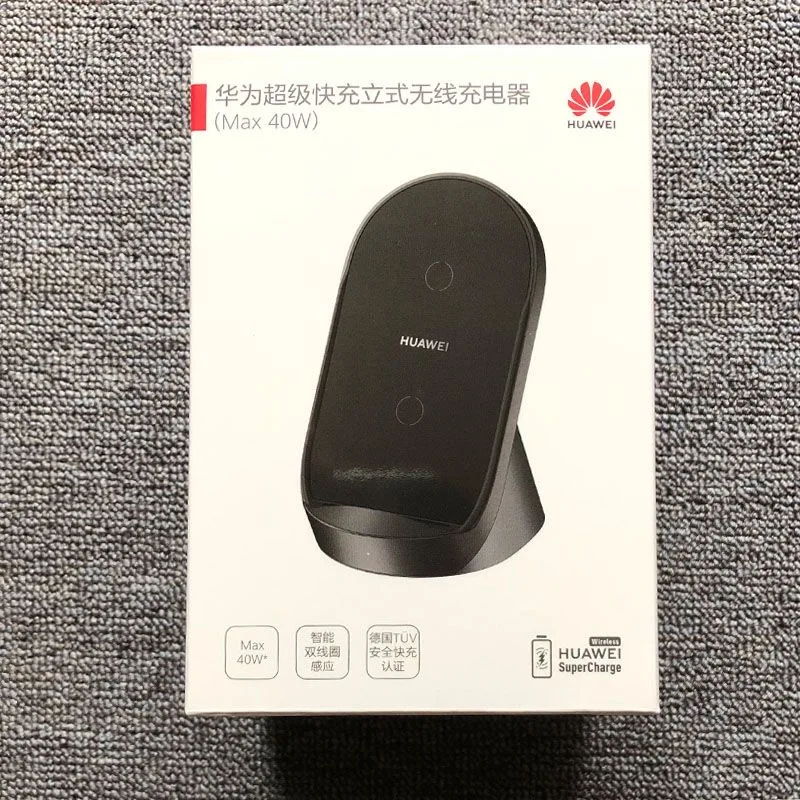 HUAWEI 40W Wireless Charger CP62 Stand: 40 Qi ile Akıllı Telefonunuzu Hızlı Şarj Edin