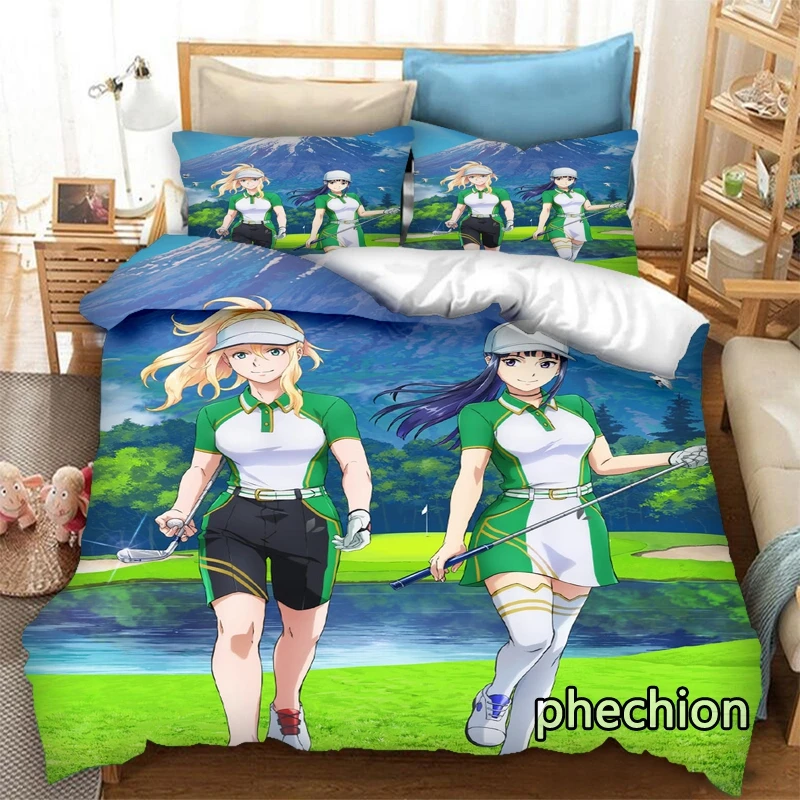 phechion Birdie Wing: Golf Girls' Story 3D Print Bedding Set Duvet Covers Pillowcases One Piece Comforter Bedding Sets K456