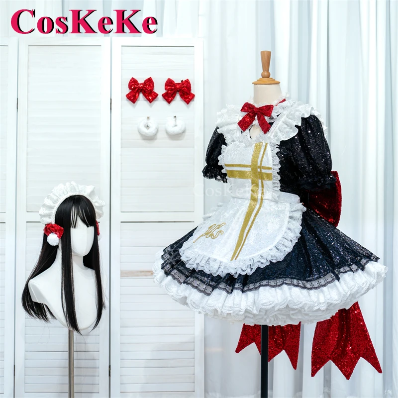 

CosKeKe Kousaka Honoka Anime LoveLive Cosplay Costumes Vocal Concert Sweet Performance Dress Activity Party Role Play Clothing