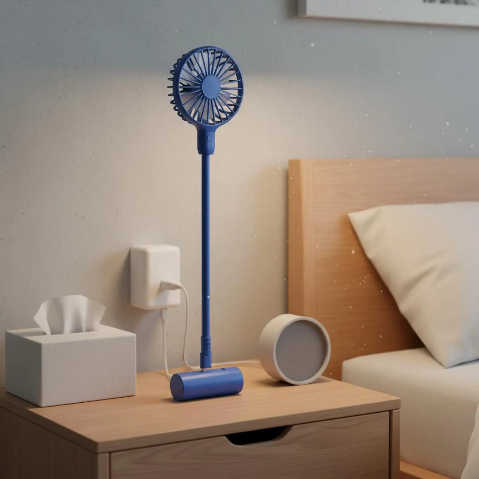 

Universal Serial Bus C Phone Fan Lightweight and Small-Sized Mini Phone Fan Soft Safe Vanes Low Power Consumption for Commuters