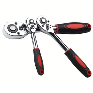 Professional Heavy Duty Ratchet Wrench Set, fast, vanadium chromium, automatic repair, steel, work savings tool, 1/4 Main Sales Repair Kit Al4 - №2