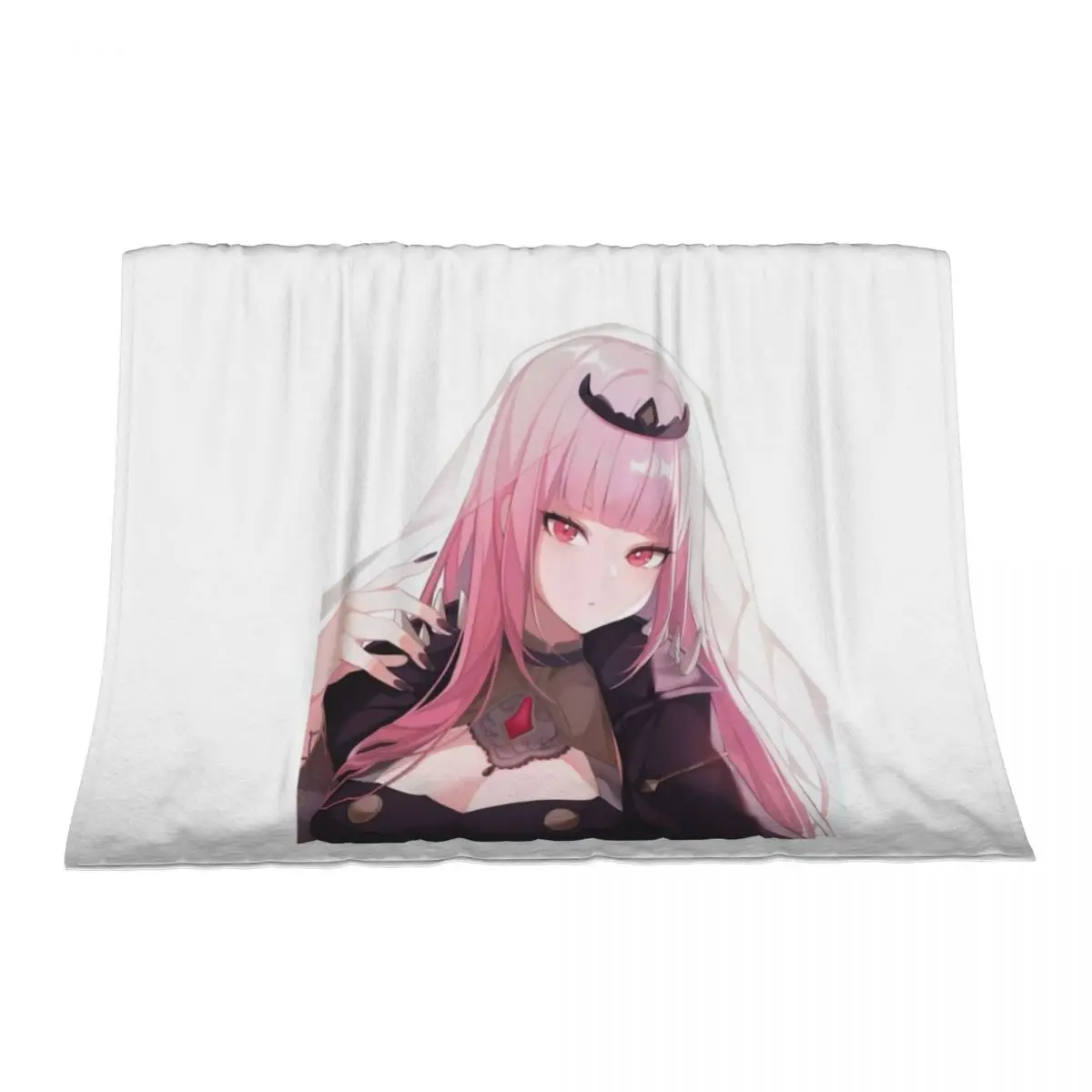 

Mori Calliope Throw Blanket Tourist funny gift warm winter Blankets