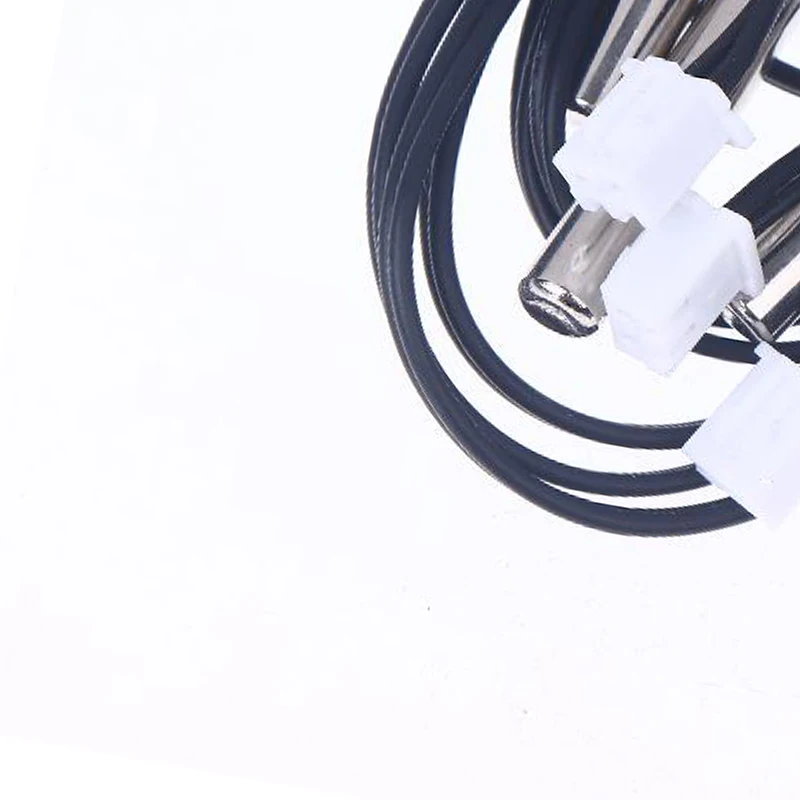 1/3Pcs NTC 10K 1% 3950 Thermistor Temperature Sensor - Waterproof Probe with 30/50/100/200/300cm Cable for Arduino (W1209/W1401) view 2