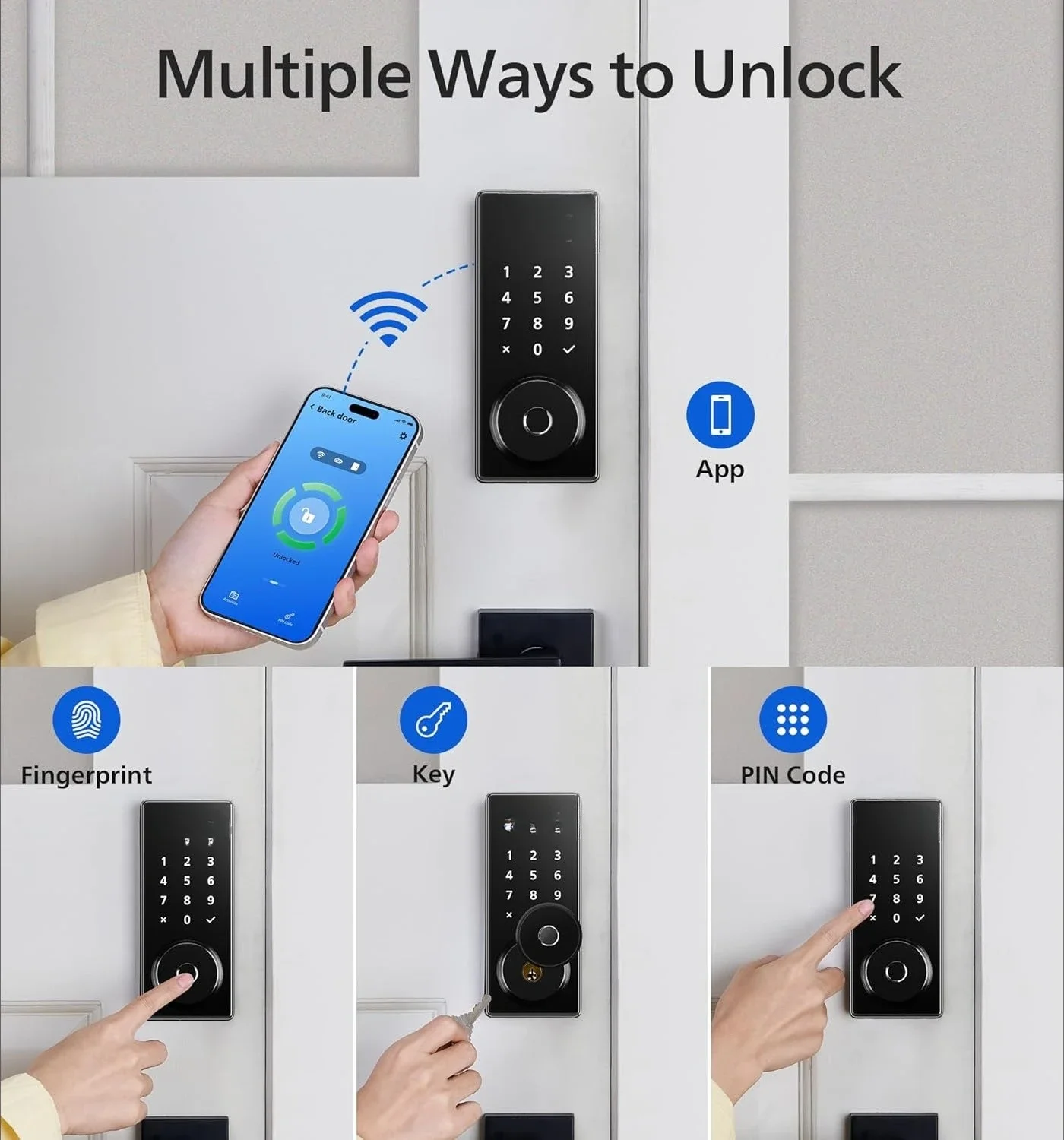 Wi-Fi Smart Door Lo…