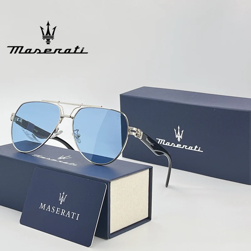 

MASERATI Car High End UV400 Polarized Glasses For Quattroporte Levante Ghibli Mc20 Mcpura GT GranCabrio Grecale Drive Sunglasses