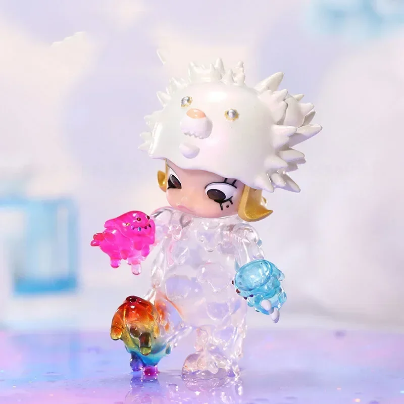 

POP MART Molly x INSTINCTOY Erosion Molly, серия костюмов, слепая коробка, загадочная коробка, кавайные украшения, фигурки, украшение для рабочего стола