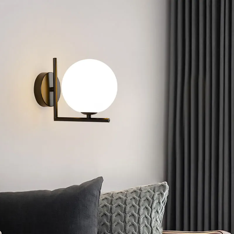 Indoor LED Wall Lamps Decor for Bedroom Beside Metal Interior LED Wall Lighting Fixtures with G9 9w Bulb for Corridor Aisle image 3