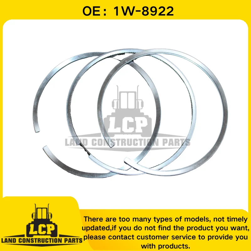 6 PCS /1 SET CA1W8922 1W-8922 1W8922 Ring Piston For  Engine 3306 3406 3406B 3408 3408C 3412 Loader 980C 988B 992C