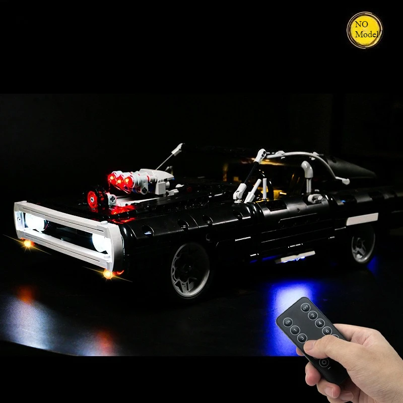 

LED Lighting Set Suitable for LEGO Technic Dom's Dodge Charger 42111 Building Blocks DIY Lamp Toys(Not Include Model Bricks)