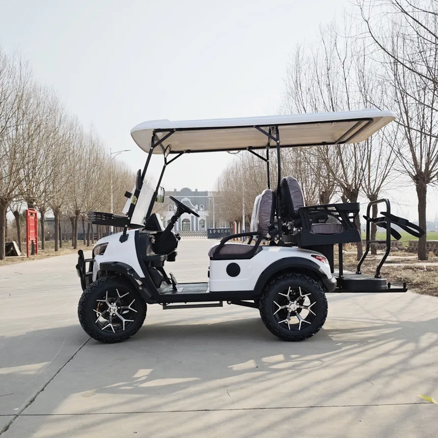 Latest Electric Golf Cart 2 4 6 8 Seat 72V Off-Road Electric Golf Cart Club Car Free Custom Color Electric Sightseeing Golf Cart