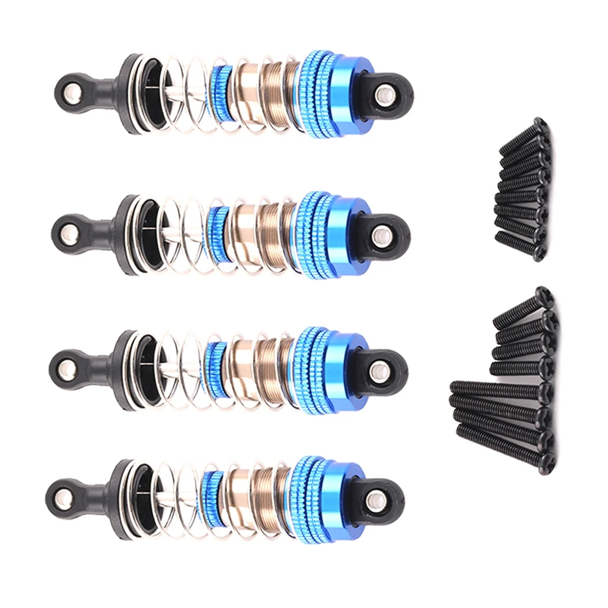 1 Set RC Car Metal Shock Absorber for SCY 1/16 MJX H16H 14301,14210 1/16 1/12 1/14 Upgrade Parts Accessories 75mm C