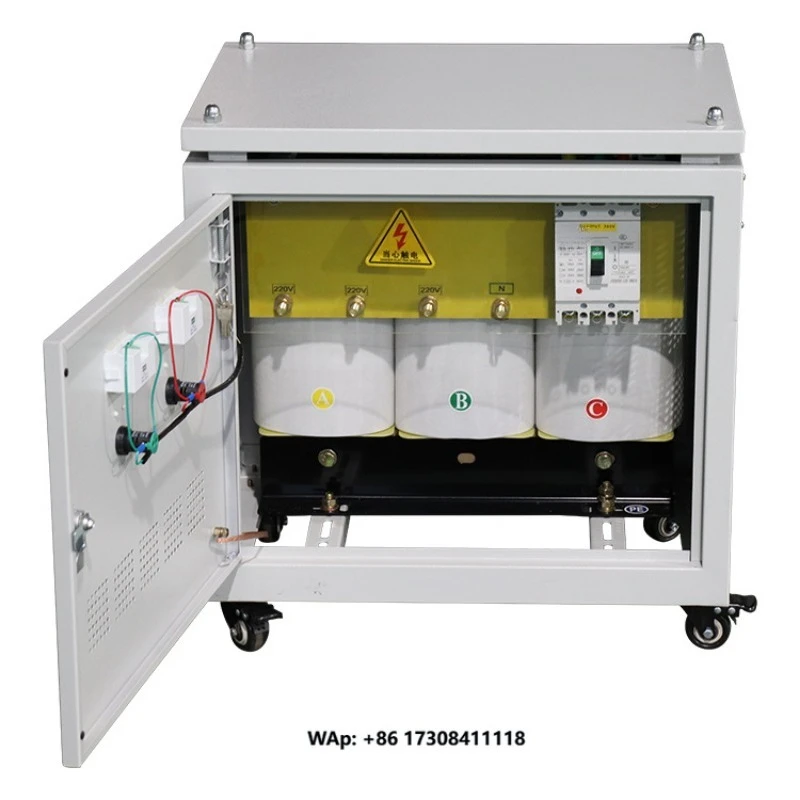 Three Phase Dry Type 220V 110V to 380V 240V 208V 400V Step up Step 70KVA 80KW Boosting Voltage Transformer Toroidal Coil Plastic