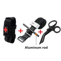 Premiers secours tactiques, nouvelle tige en métal et aluminium, garrot de survie, hémostase, mise à niveau de deuxième génération, utilisation répétée, renforcement 1